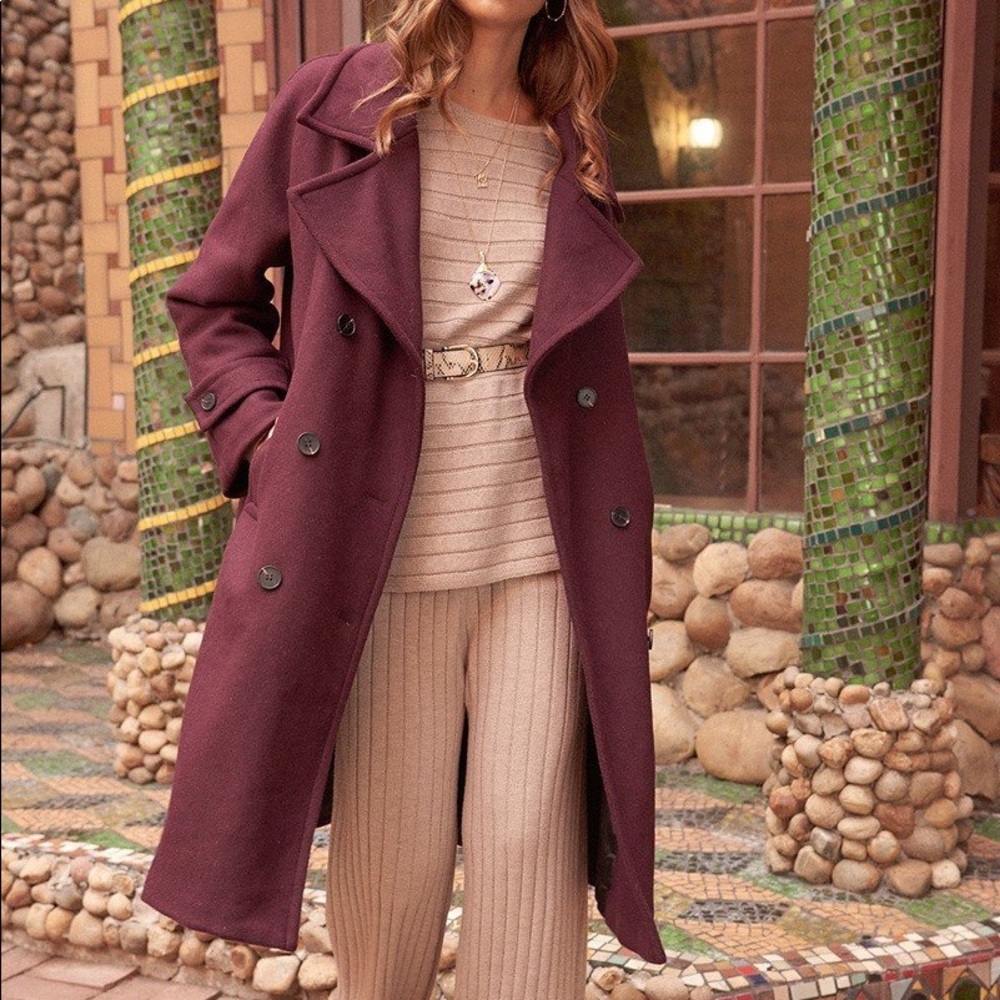 Notting Hill Wool-Blend Double-Breasted Overcoat